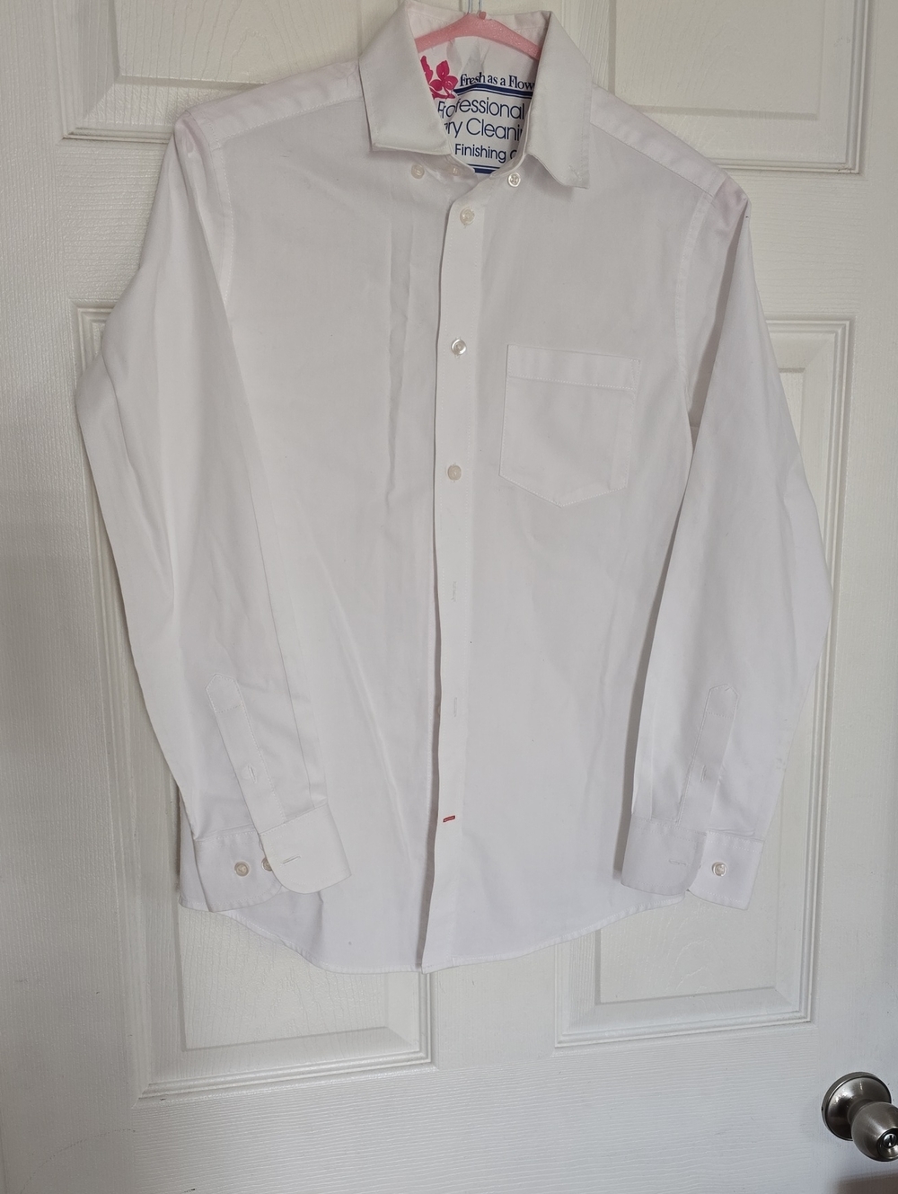 Tommy Hilfiger White Boys' Button-Down Dress Shirt